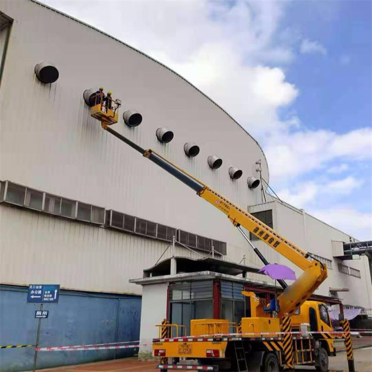 永发镇高空作业车出租服务：专业广告牌安装解决方案